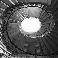 Buy canvas prints of   Spiral Staircase by David Irving