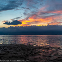 Buy canvas prints of Sunset at Walpole bay  by Alan Glicksman