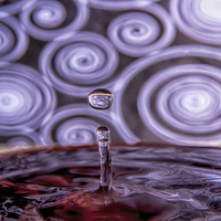 Buy canvas prints of  The water drip by Alan Glicksman