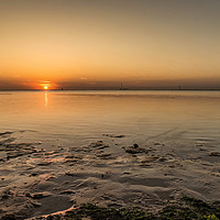 Buy canvas prints of Palm bay sands as the sun gos down by Alan Glicksman