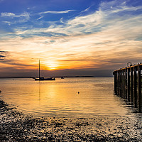 Buy canvas prints of Leaving Whitstable harbour by Alan Glicksman