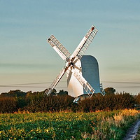 Buy canvas prints of Chillenden Windmill in Kent by Alan Glicksman