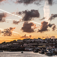 Buy canvas prints of Sky over Ramsgate harbour. by Alan Glicksman