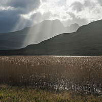 Buy canvas prints of  Drama over Loch Cill Chroisd by Andy Martin