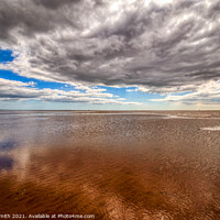 Buy canvas prints of Humber Estuary At Low Tide by David Smith