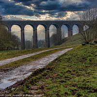 Buy canvas prints of Buxton Viaduct by David Smith