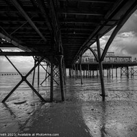 Buy canvas prints of Under the pier by David Smith