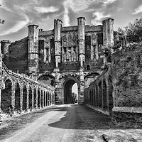 Buy canvas prints of Past Glory Of The Abbey by David Smith
