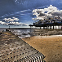 Buy canvas prints of Jetty And Pier  by David Smith