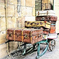 Buy canvas prints of Lost Luggage by David Smith