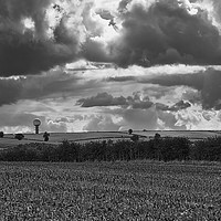 Buy canvas prints of A View Of The Lincolnshire Wolds by David Smith