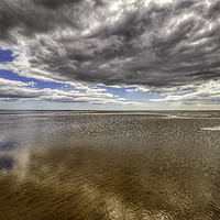 Buy canvas prints of Low Tide at Cleethorpes by David Smith