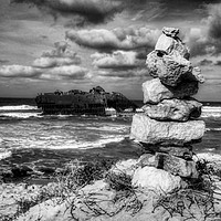Buy canvas prints of Rocks And Wrecks                     by David Smith