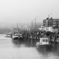 Buy canvas prints of Harbour View In The Fog by David Smith