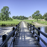 Buy canvas prints of Bridge Over The River Wharfe by David Smith
