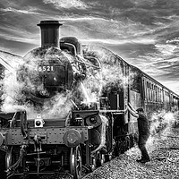 Buy canvas prints of Working the lincolnshire wolds railway  by David Smith