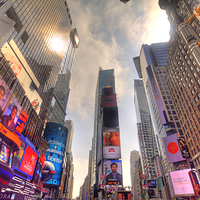 Buy canvas prints of  Time Square by Eamon Fitzpatrick