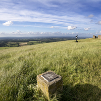 Buy canvas prints of  View across from Devils Dyke, South Downs, Sussex by Nigel Higson
