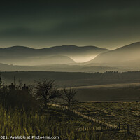 Buy canvas prints of Mist over the Cairngorms by Nigel Higson