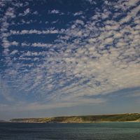 Buy canvas prints of Peaceful Sennen Cove by andy toby