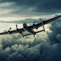 Buy canvas prints of Soaring Through the Storm by Stephen Ward