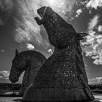 Buy canvas prints of Majestic Horse Sculptures of Scotland by Stephen Ward
