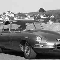 Buy canvas prints of  The E-Type Jag by Stephen Ward