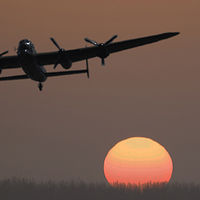 Buy canvas prints of  sunset take off by Stephen Ward