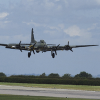Buy canvas prints of B17 the return by Stephen Ward