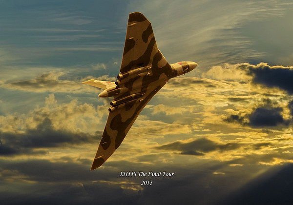  XH558 The Final Tour 2015 Picture Board by Stephen Ward