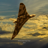 Buy canvas prints of  XH558 The Final Tour 2015 by Stephen Ward
