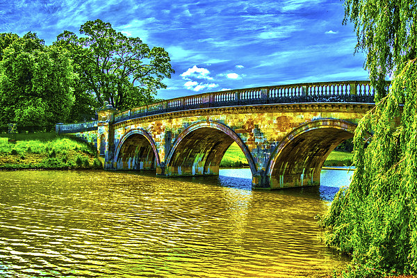  Burghley Bridge Picture Board by Stephen Ward