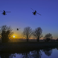 Buy canvas prints of Apaches at Dusk by Stephen Ward