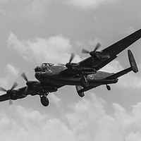 Buy canvas prints of 2017 Avro Lancaster (Leader) by Stephen Ward