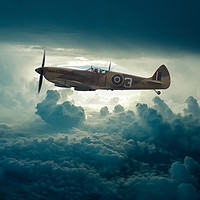 Buy canvas prints of Spitfire MK356 by Stephen Ward