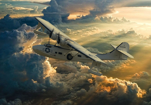 Catalina G-PBYA Picture Board by Stephen Ward