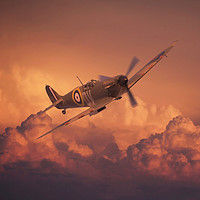 Buy canvas prints of Fire in the sky by Stephen Ward