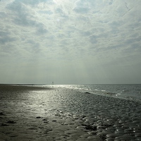 Buy canvas prints of  silloth solway beach walk by pristine_ images