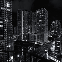 Buy canvas prints of  Miami downtown by Luigi Scuderi