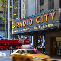 Buy canvas prints of   Radio City, NYC by ed pratt