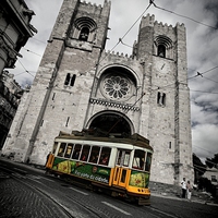 Buy canvas prints of  Lisbon Cathedral by Broadland Photography