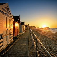 Buy canvas prints of  Cromer Sunset by Broadland Photography