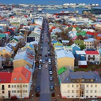 Buy canvas prints of  Colours of Reykjavik by Broadland Photography