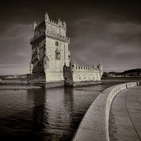 Buy canvas prints of  Belém Tower, Lisbon by Broadland Photography