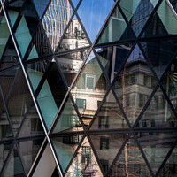 Buy canvas prints of London Reflections by Peter Jones