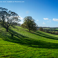 Buy canvas prints of Chilterns view by Peter Jones