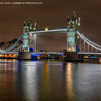 Buy canvas prints of Tower Bridge by Peter Jones