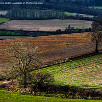 Buy canvas prints of Chiltern view by Peter Jones