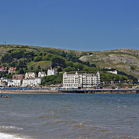 Buy canvas prints of Hotels and guest houses on Great Orme, Llandudno,  by ken biggs