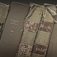 Buy canvas prints of Old probate books in a library by ken biggs